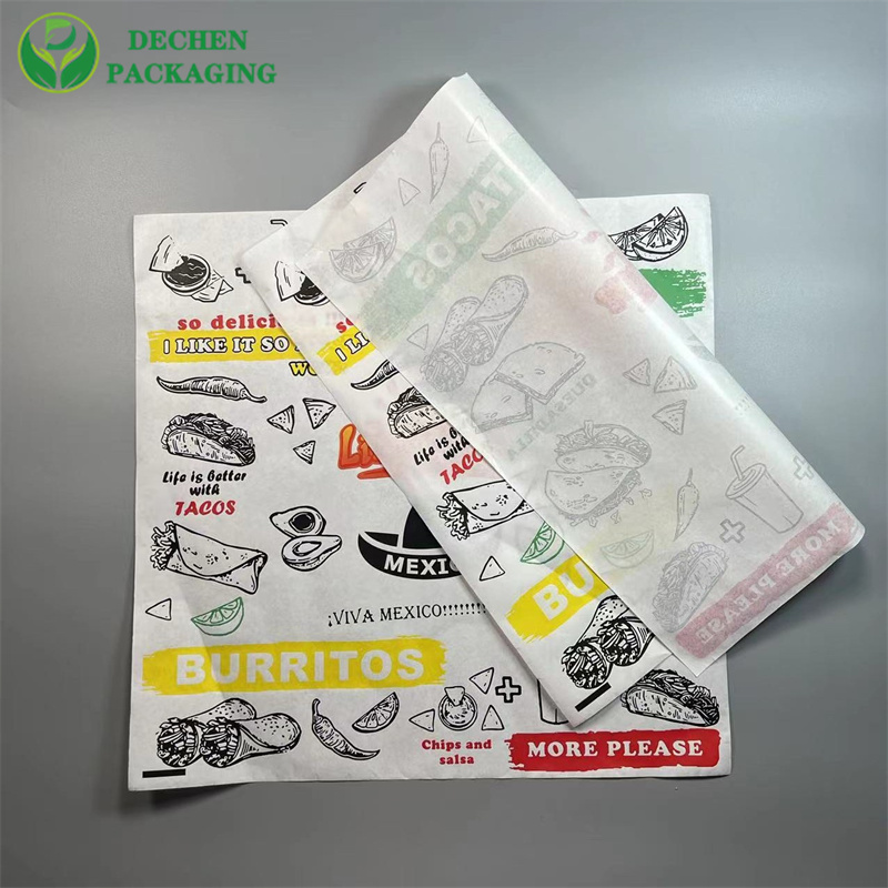 Wrapping Paper Suppliers Burger Set Red Check Deli Sandwich Wrap